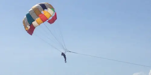 tanjung benoa water sport in parasailing bali tour package